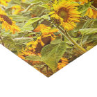 Champ de tournesols découpage jaune antique vintag