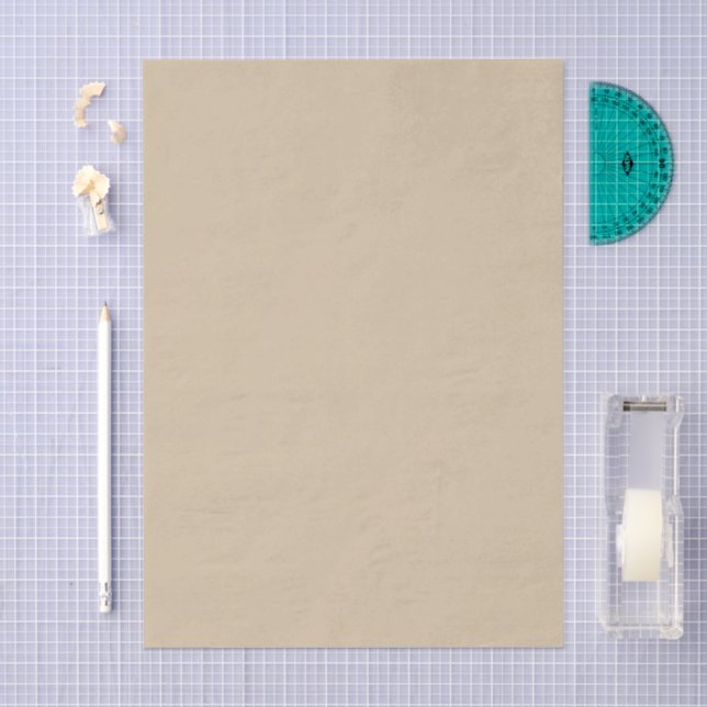 Papier Mousseline Champagne Beige  (Artisanat)