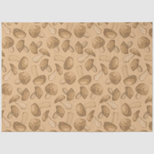 Papier Mousseline Champignons