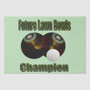 Papier Mousseline Champion du Futur Bowls de pelouse,
