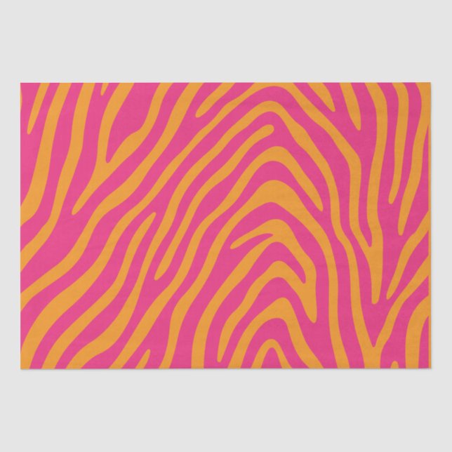 Papier Mousseline Changement en zèbre à n'importe quelle couleur (Recto)