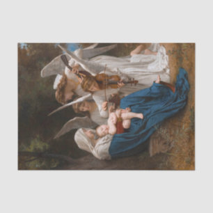Papier Mousseline Chanson des anges de William-Adolphe Bouguereau B