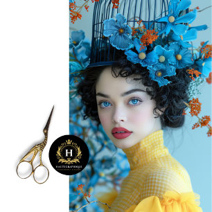 Papier Mousseline Chapeau Cage à Oiseaux Vintage Découpe Florale