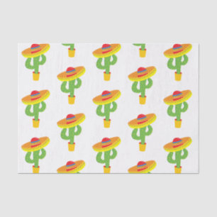 Papier Mousseline Chapeau de Cinco De Mayo Cactus Fête Mexicaine