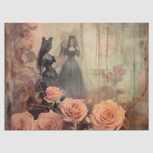 Papier Mousseline Chariot Halloween vintage (10)