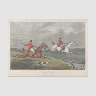 Papier Mousseline Charles Bentley | Chasse au renard : à pleine voie