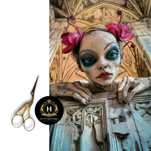 Papier Mousseline Charmant Gothique Gargoyle Découpage