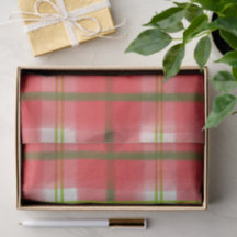 Charmante Fête Rouge Vert Plaid