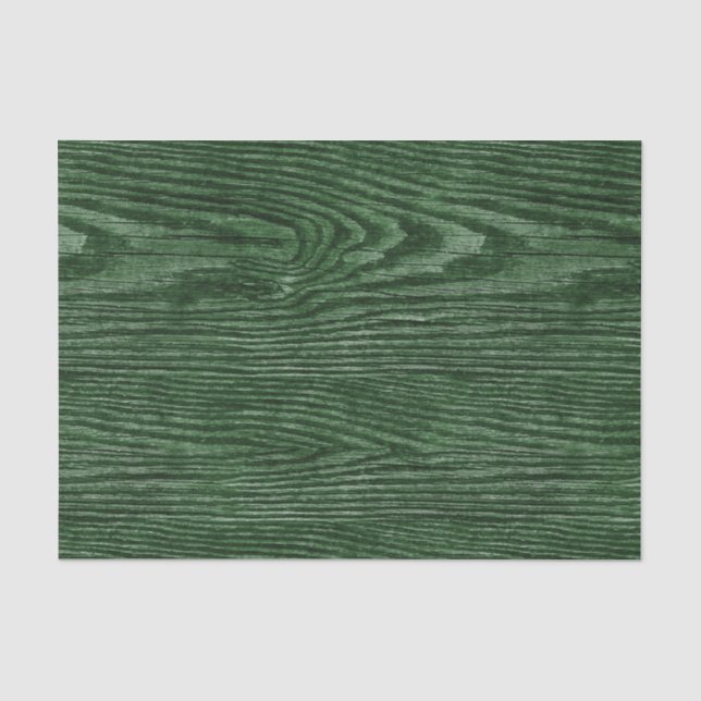 Papier Mousseline Chasseur patiné de texture de bois vert (Recto)