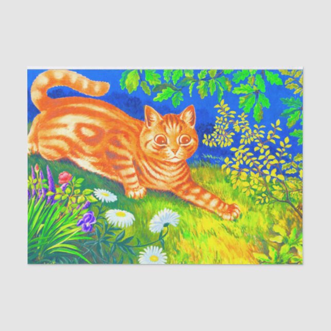 Papier Mousseline Chat de nuit (Recto)