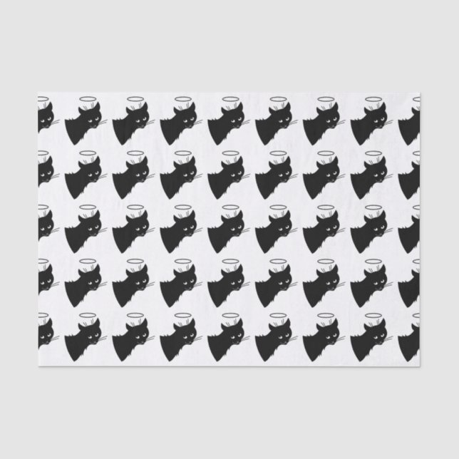 Papier Mousseline Chat saint ! (Recto)