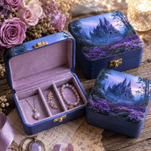 Papier Mousseline Château Glade Découpage Indigo Gothique Brumeux