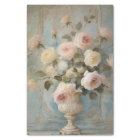 Château Vintage Floral bleu rose découpage