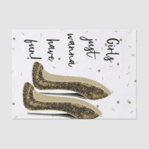 Papier Mousseline Chaussures de mode à talons hauts Glam beauté Swee