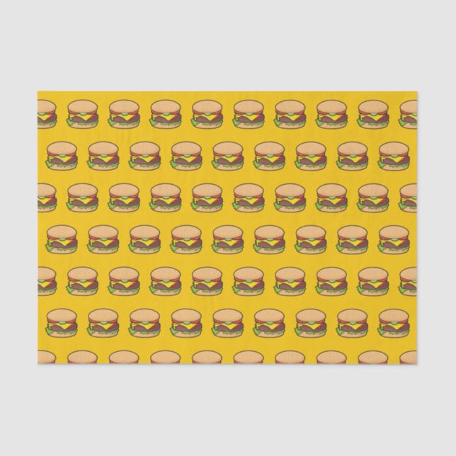 Papier Mousseline Cheeseburger (Recto)