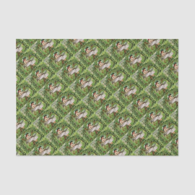 Papier Mousseline Cher petit Shamrock (Recto)