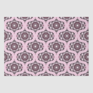 Papier Mousseline Cherry Blossom Dusky Rose Dot Mandala Retro Ogee