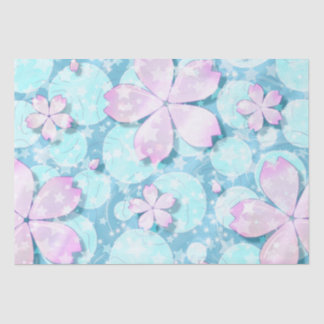 Papier Mousseline Cherry Blossom Japonais Kawaii Pond