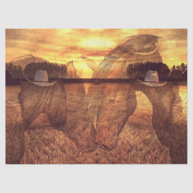 Papier Mousseline Cheval (Recto)