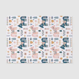 Papier Mousseline Cheval nordique du Folkart