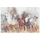 Chevaux sauvages Western Découpage Art