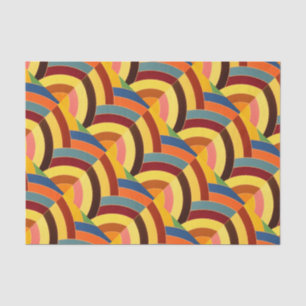 Papier Mousseline chevrons chics contemporains