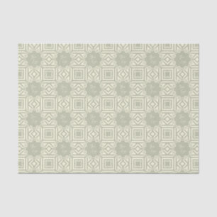 Papier Mousseline Chic Beige Sage Vert Tige Custom Business Logo