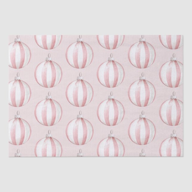 Papier Mousseline Chic Boho Blush Pink Ornamy (Recto)