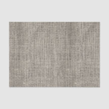 Chic Elegant Réaliste Burlap Rustique Taupe Mariag