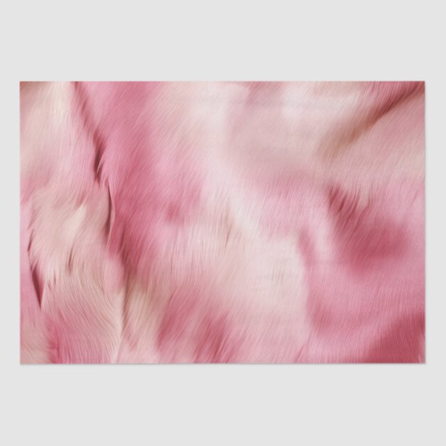 Papier Mousseline Chic Rose Cowgirl Cowhide (Recto)