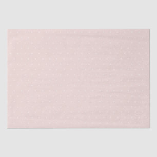 Papier Mousseline Chic rose roux minuscule pois motif mignon girly