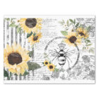 Chic Rustique Vintage Queen Honey Bee Sunflowers