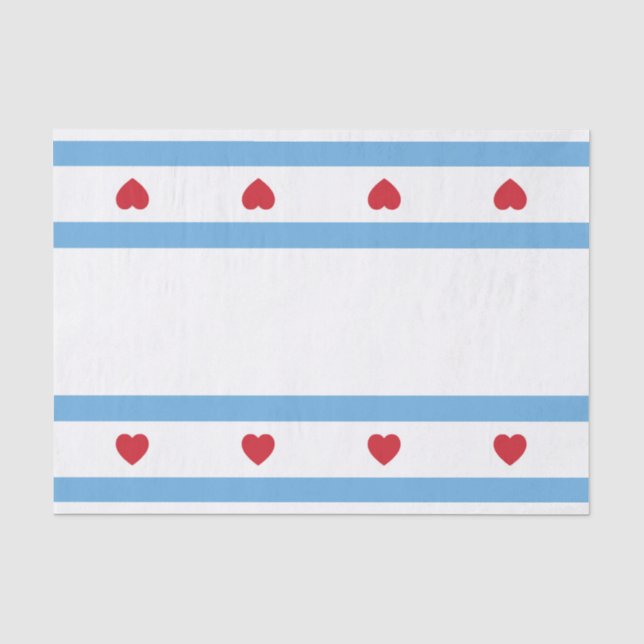 Papier Mousseline Chicago Love | (Recto)