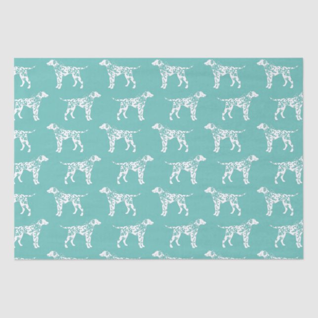 Papier Mousseline Chien dalmate chiot (Recto)