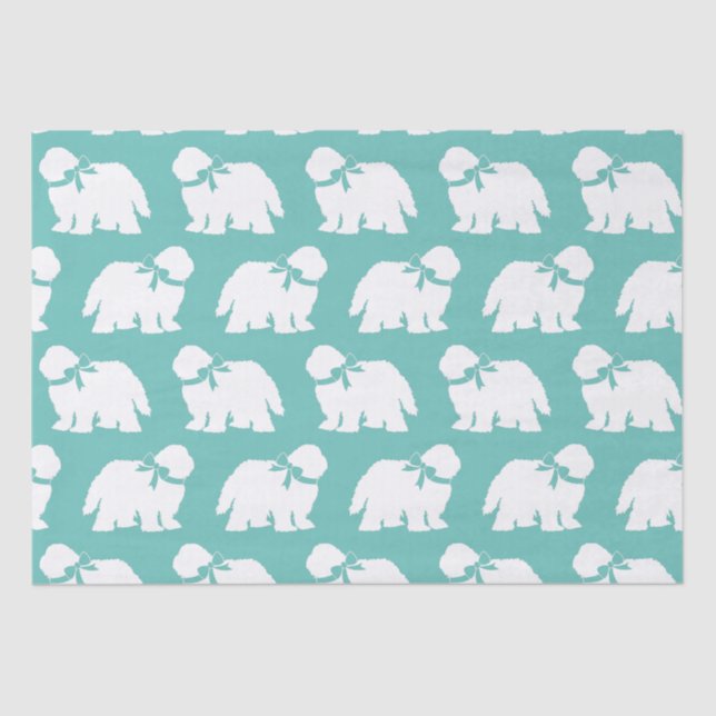 Papier Mousseline Chien de mouton Chien de mouton vieux anglais Chie (Recto)