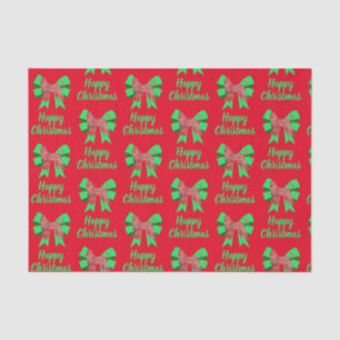 Papier Mousseline Chien de Noël afghan et mât vert