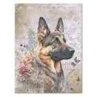 Chien floral berger allemand