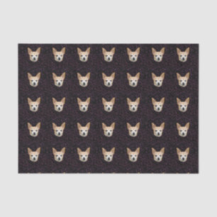 Papier Mousseline Chihuahua Chien de Cute Élégant Motif violet