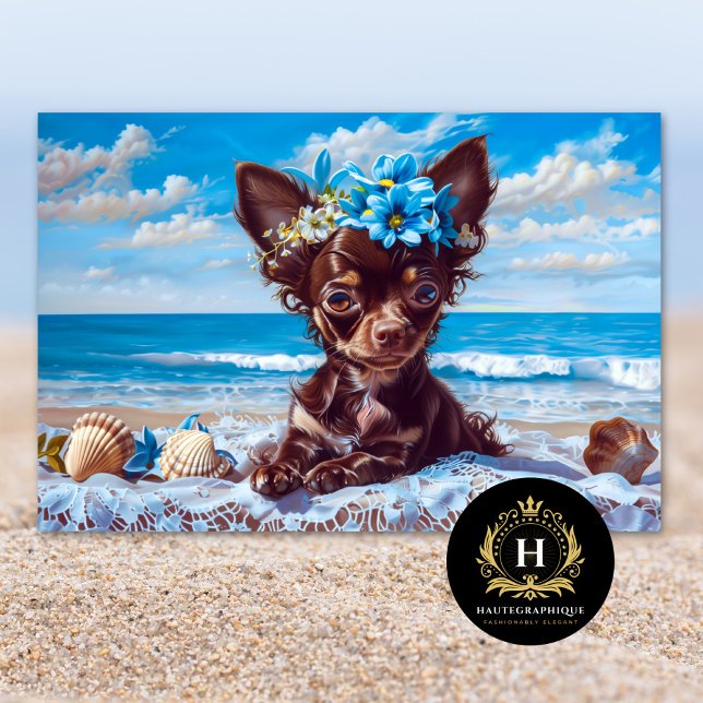 Papier Mousseline Chihuahua Chig Découpage (Créateur téléchargé)