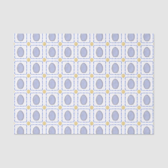 Papier Mousseline Chinoiserie Aquarelle Chic OEufs Tissu Papier (Recto)