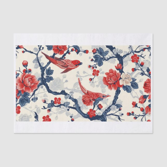 Papier Mousseline Chinoiserie Motif17 (Recto)