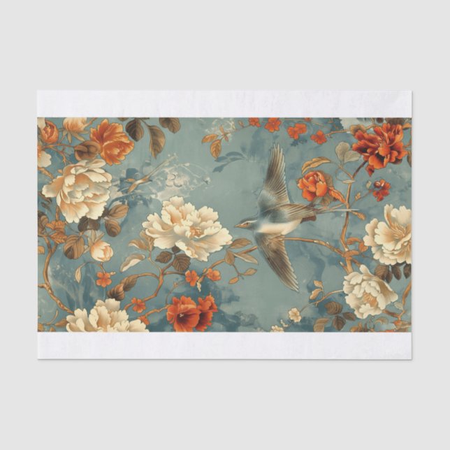 Papier Mousseline Chinoiserie Motif23 (Recto)