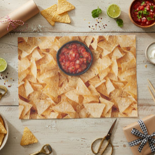 Papier Mousseline Chips et salsa
