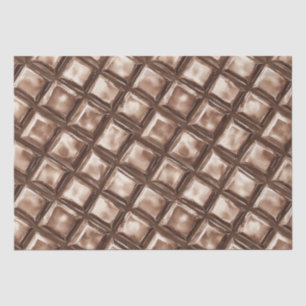 Papier Mousseline Chocolat Barre de Bonbons Anniversaire