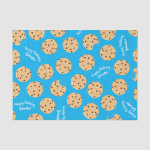 Papier Mousseline Chocolat Chip Cookie Enfants 1er Anniversaire Part