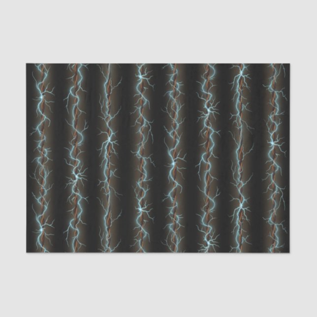 Papier Mousseline Chocs électriques Fils de style broyage industriel (Recto)