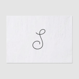 Papier Mousseline Choisissez votre propre lettre Style de police :