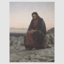 Christ in the Desert by Ivan Kramskoy