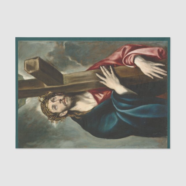 Papier Mousseline Christ portant la croix, El Greco (Recto)
