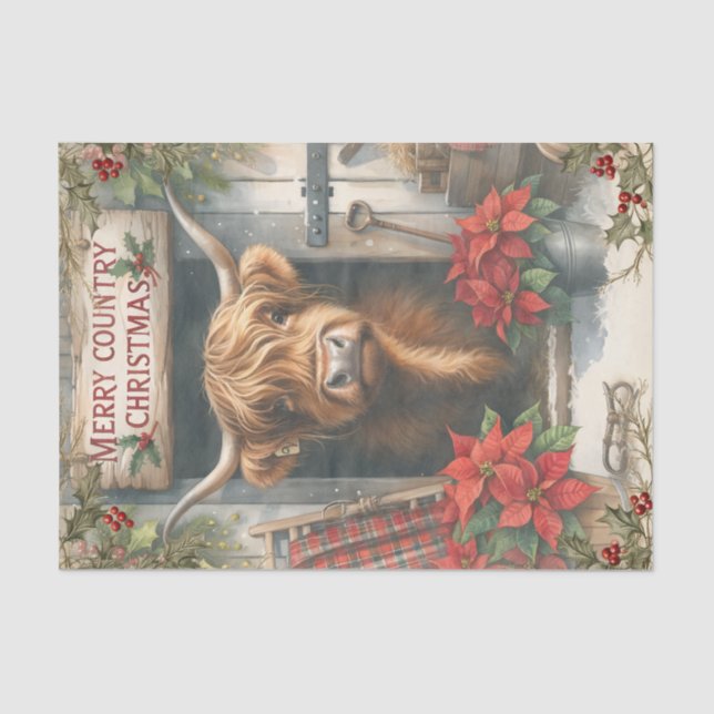 Papier Mousseline Christmas (Recto)
